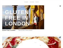 Tablet Screenshot of glutenfreeinlondon.com